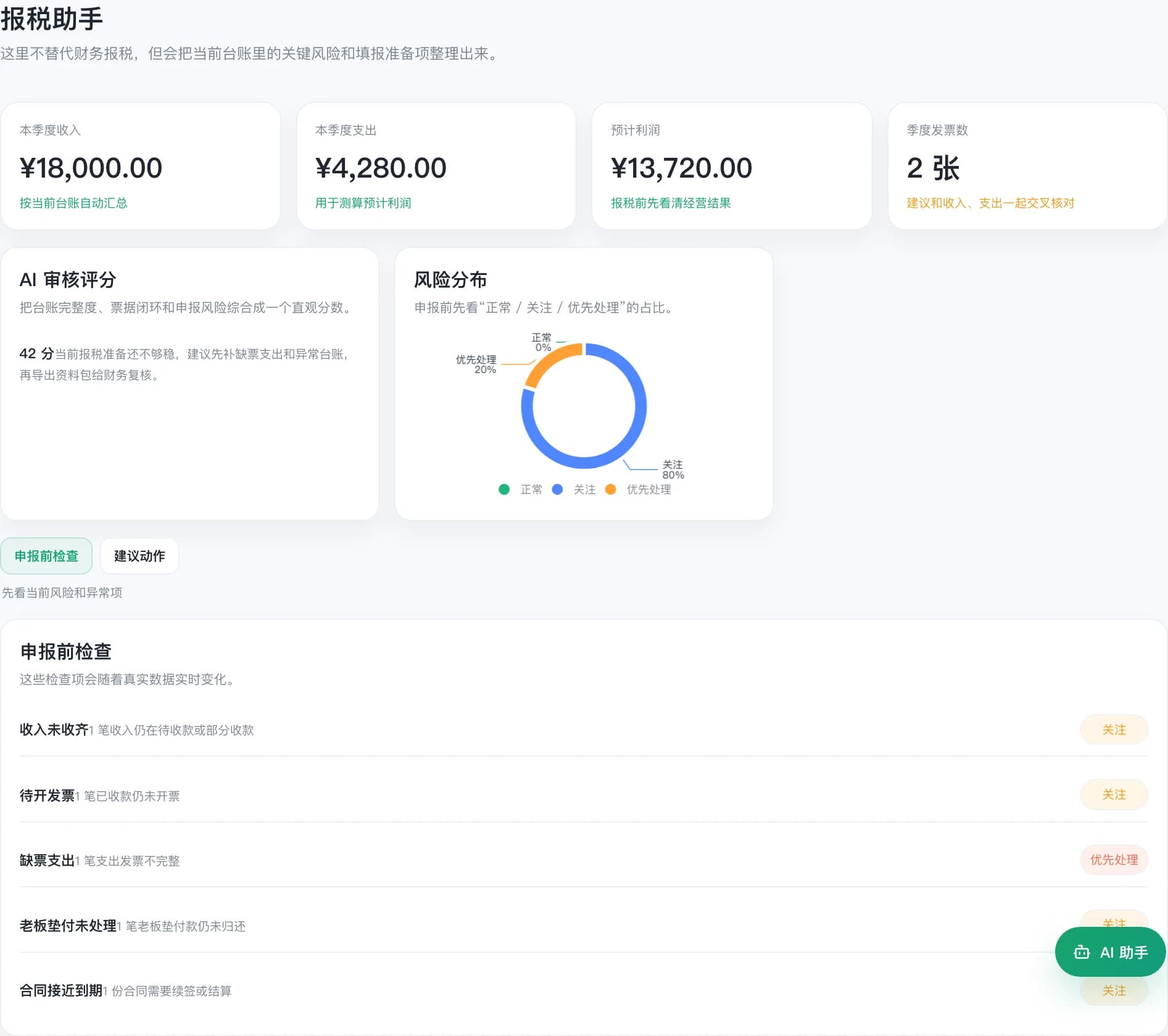 报税与智能助手